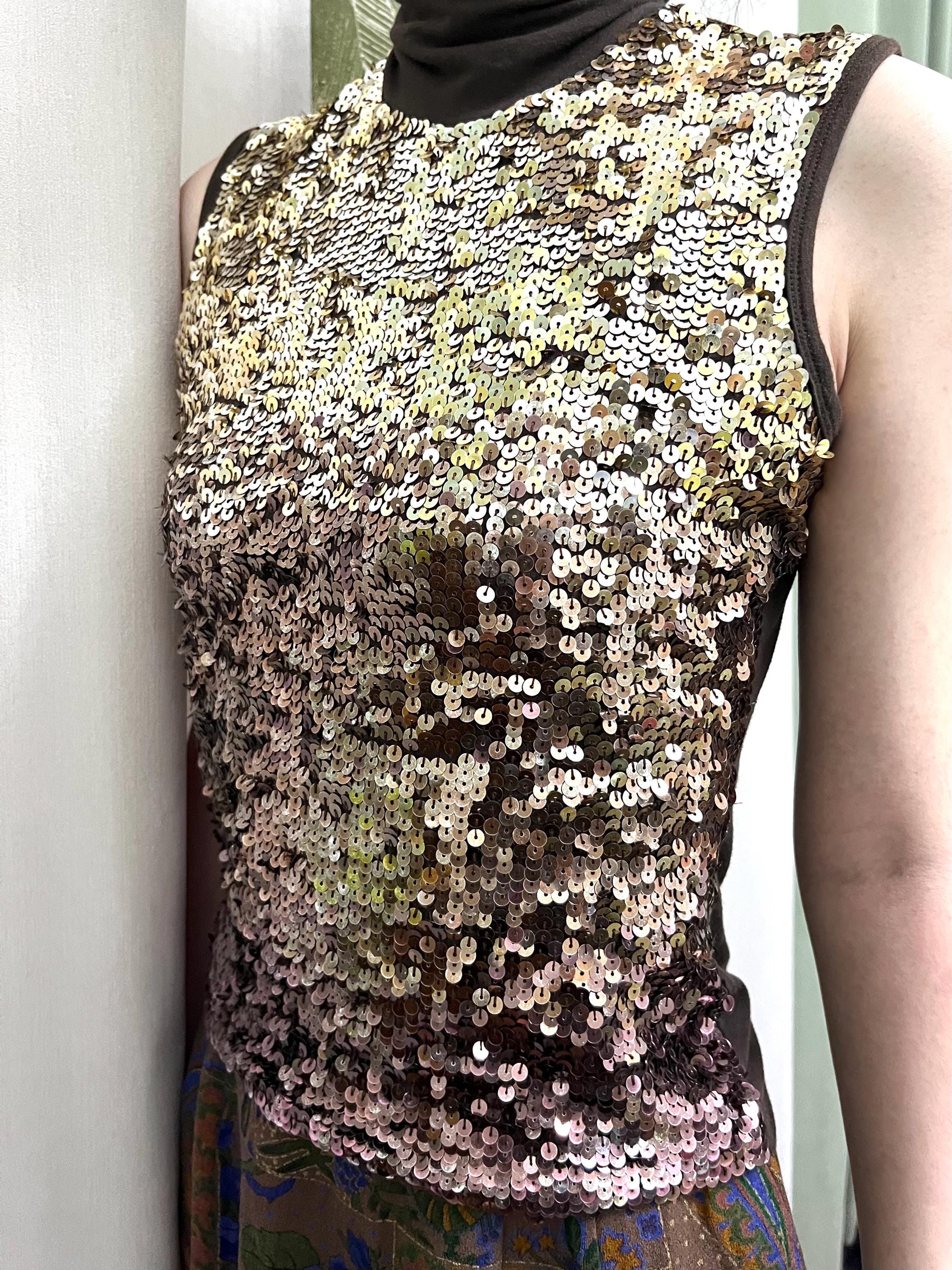 Vintage Marina Club Sequin Vest