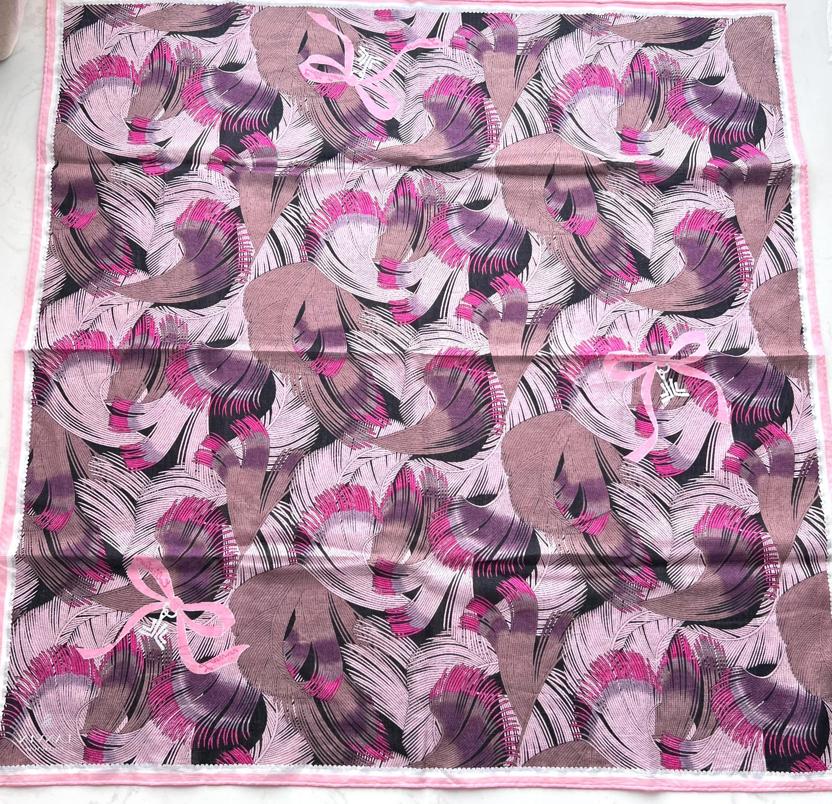 Lanvin Vintage Cotton Scarf - Large Square