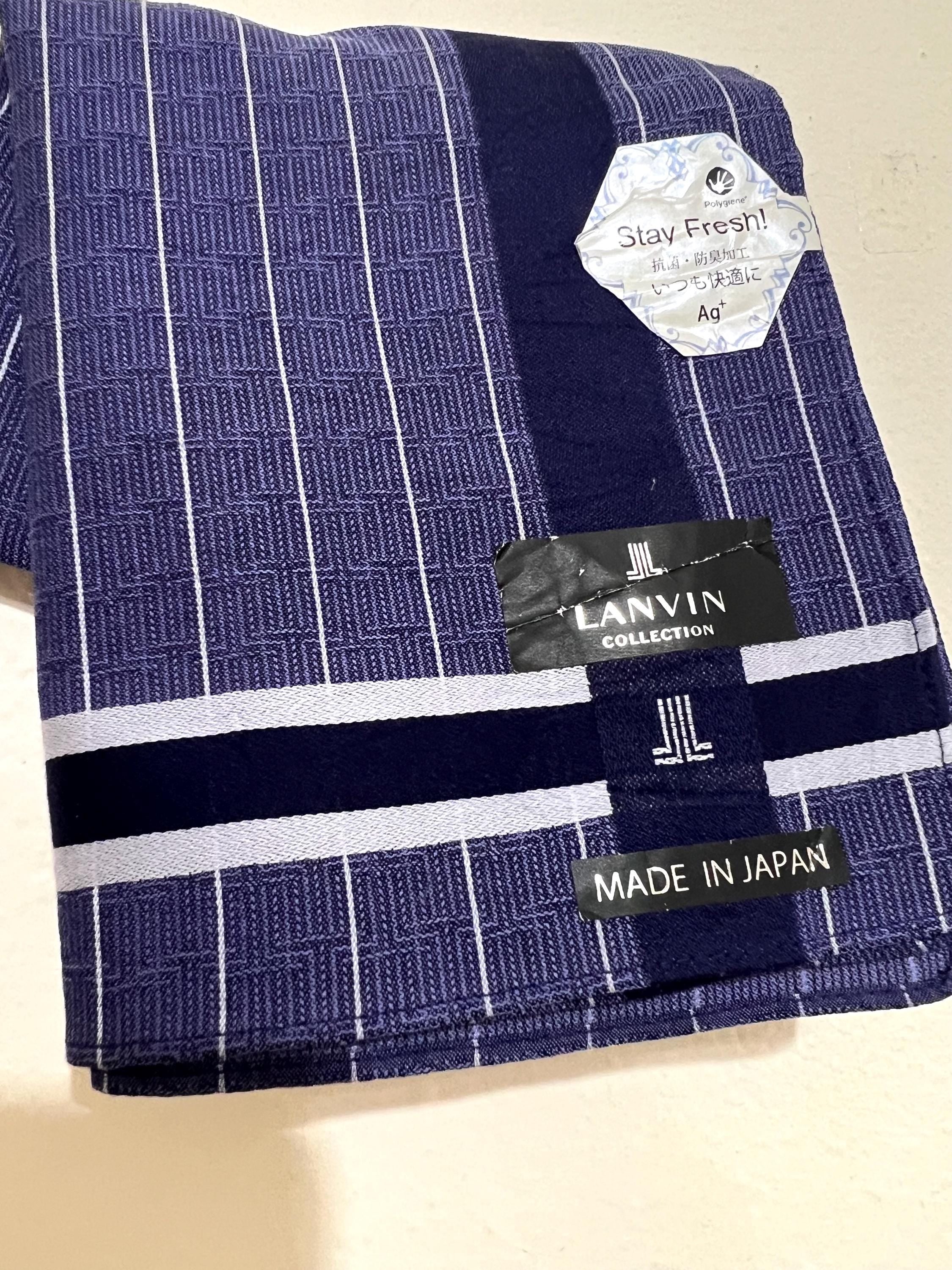 90s Vintage Lanvin Scarf: Rare Cotton Square - Never Worn