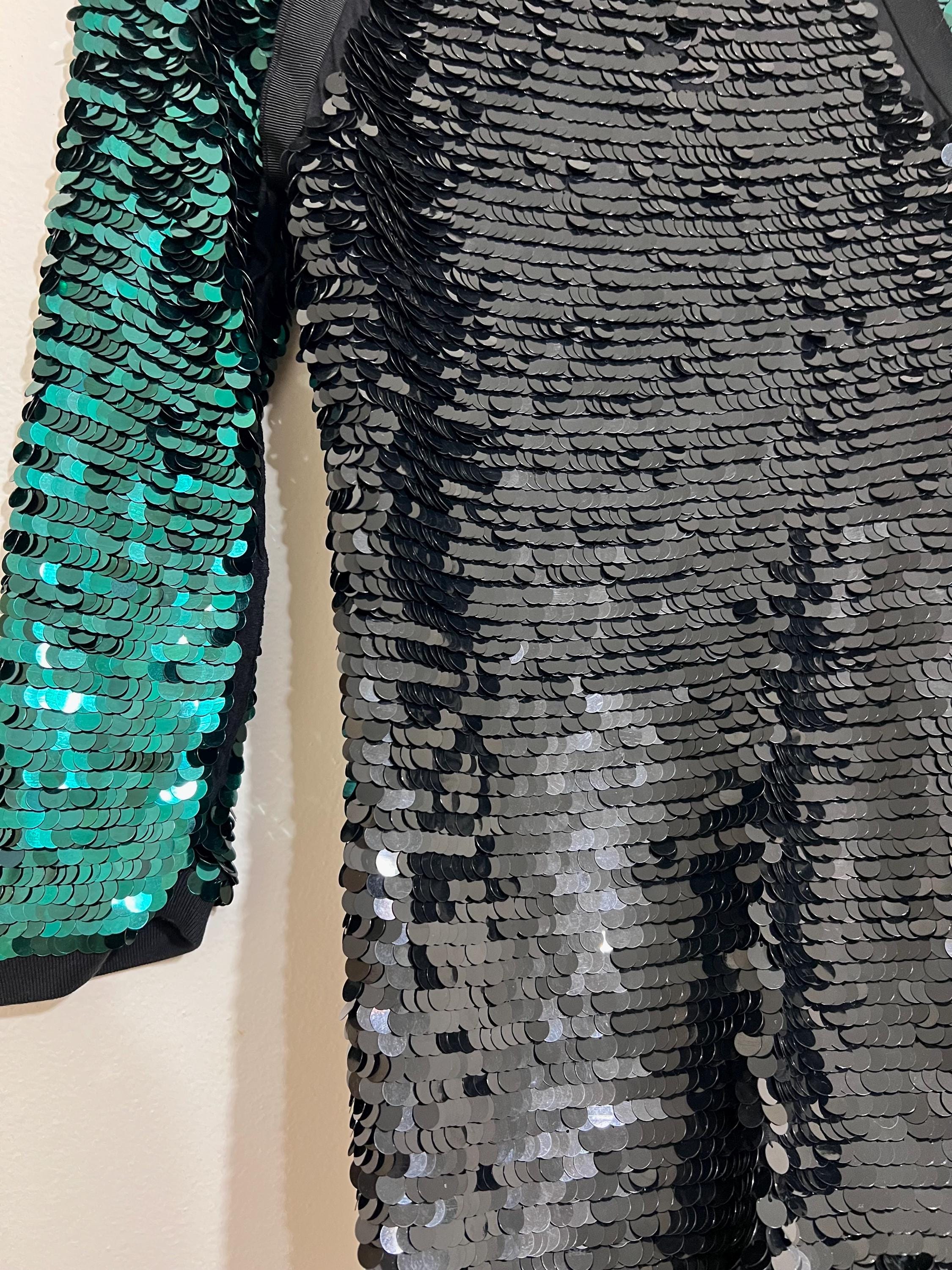 Lanvin Paris Vintage Sequin Dress – Silk Blend Size S, Rare Collector’s Designer Piece