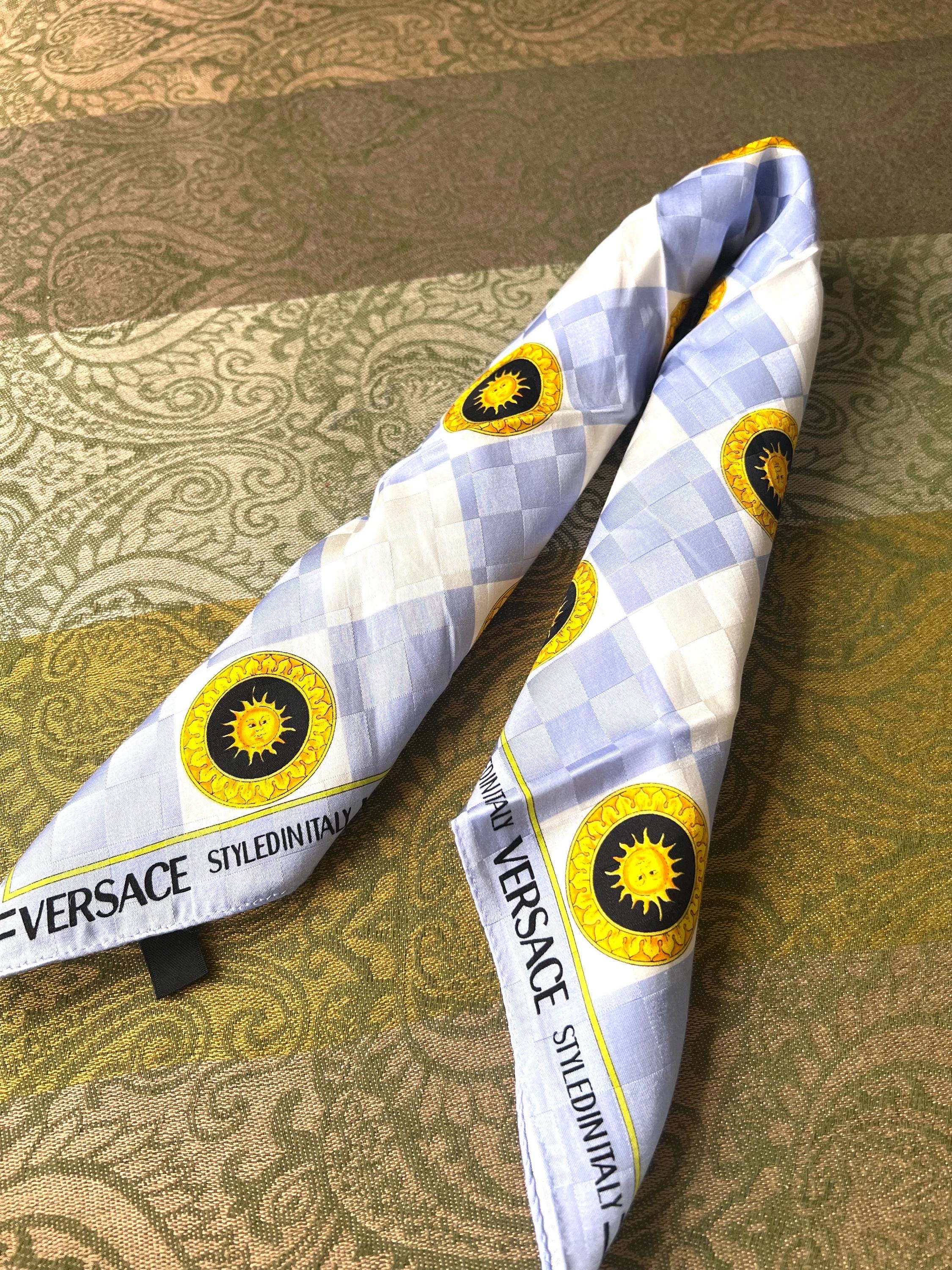 Vintage Versace Silk Scarf: 55*55cm, Designer Collectible