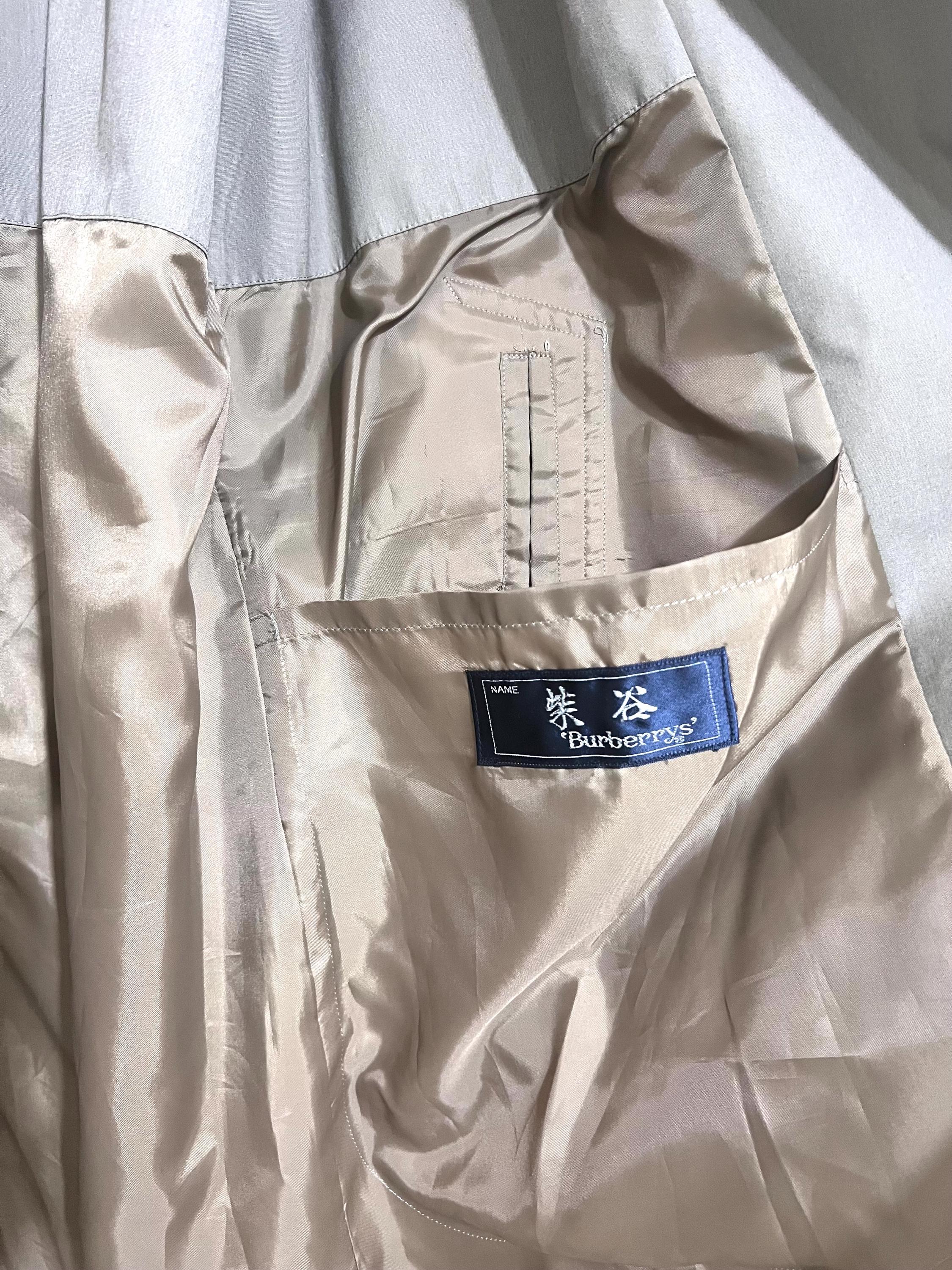 Vintage Burberrys Trench Coat | Black Label Japan, Size M