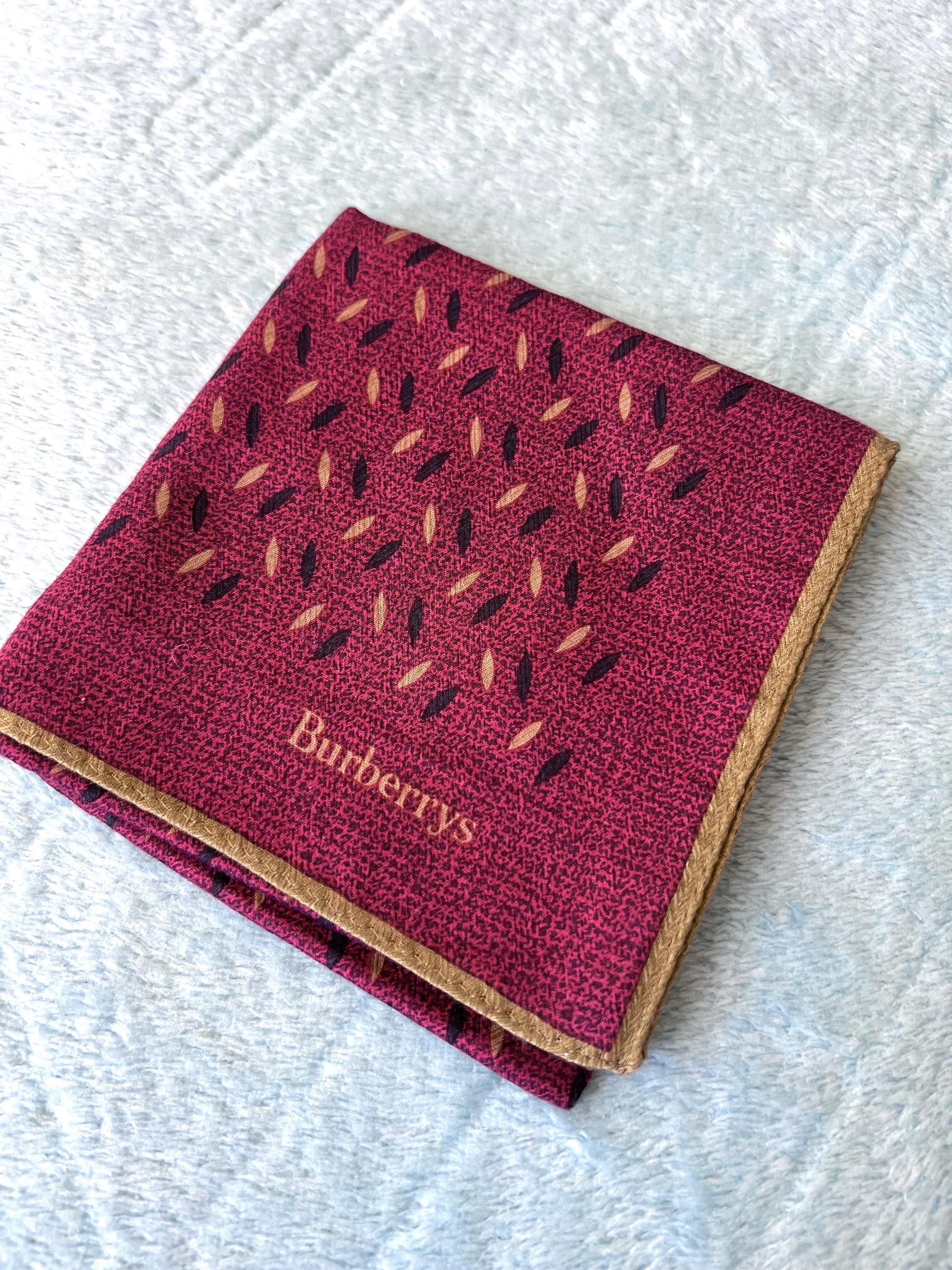 Brand New Burberrys Scarf – “S” Label, 100% Cotton, 49x 51cm