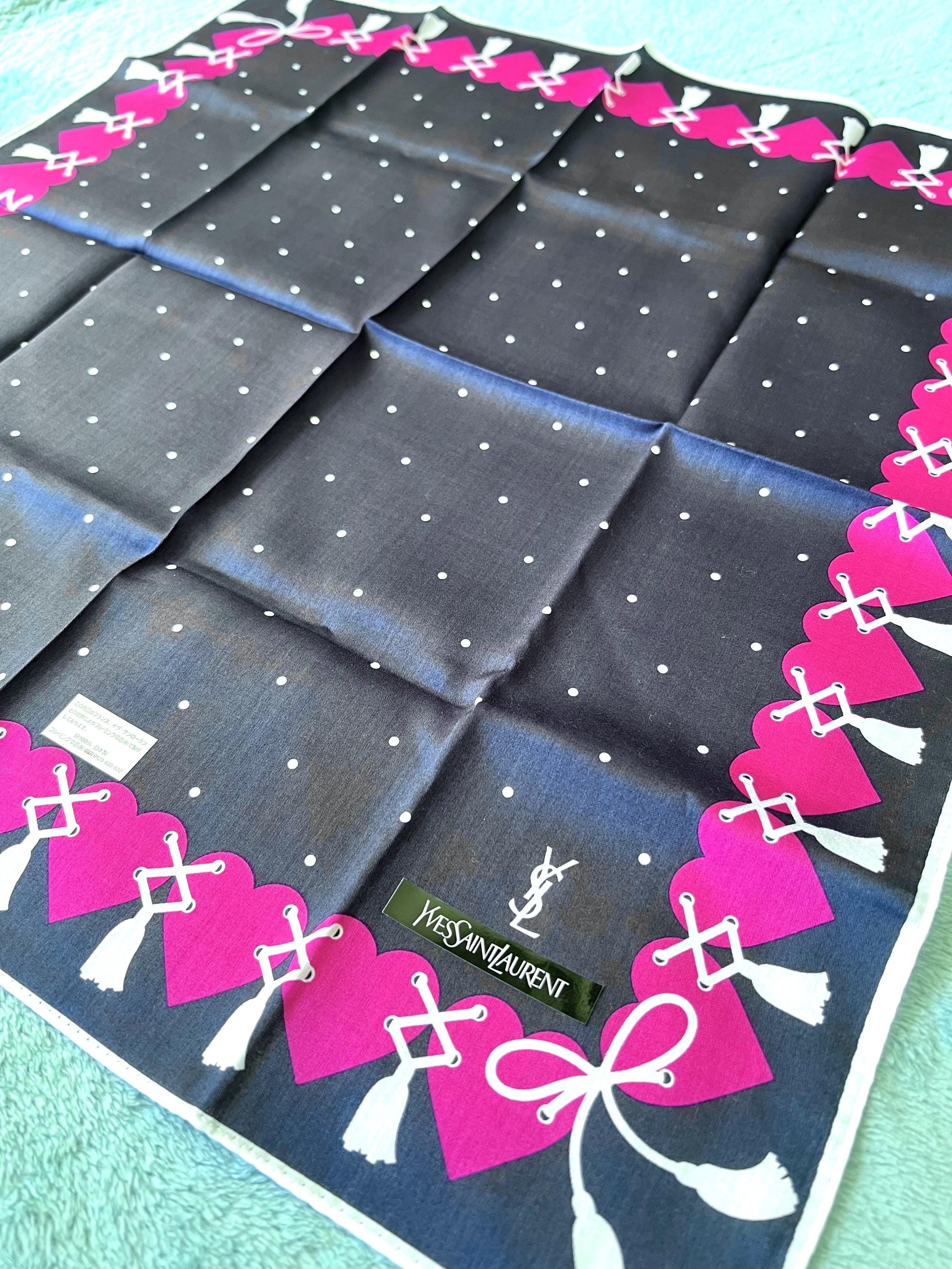 Brand New Yves Saint Laurent Scarf | 50*50cm |100% Cotton Neckerchief