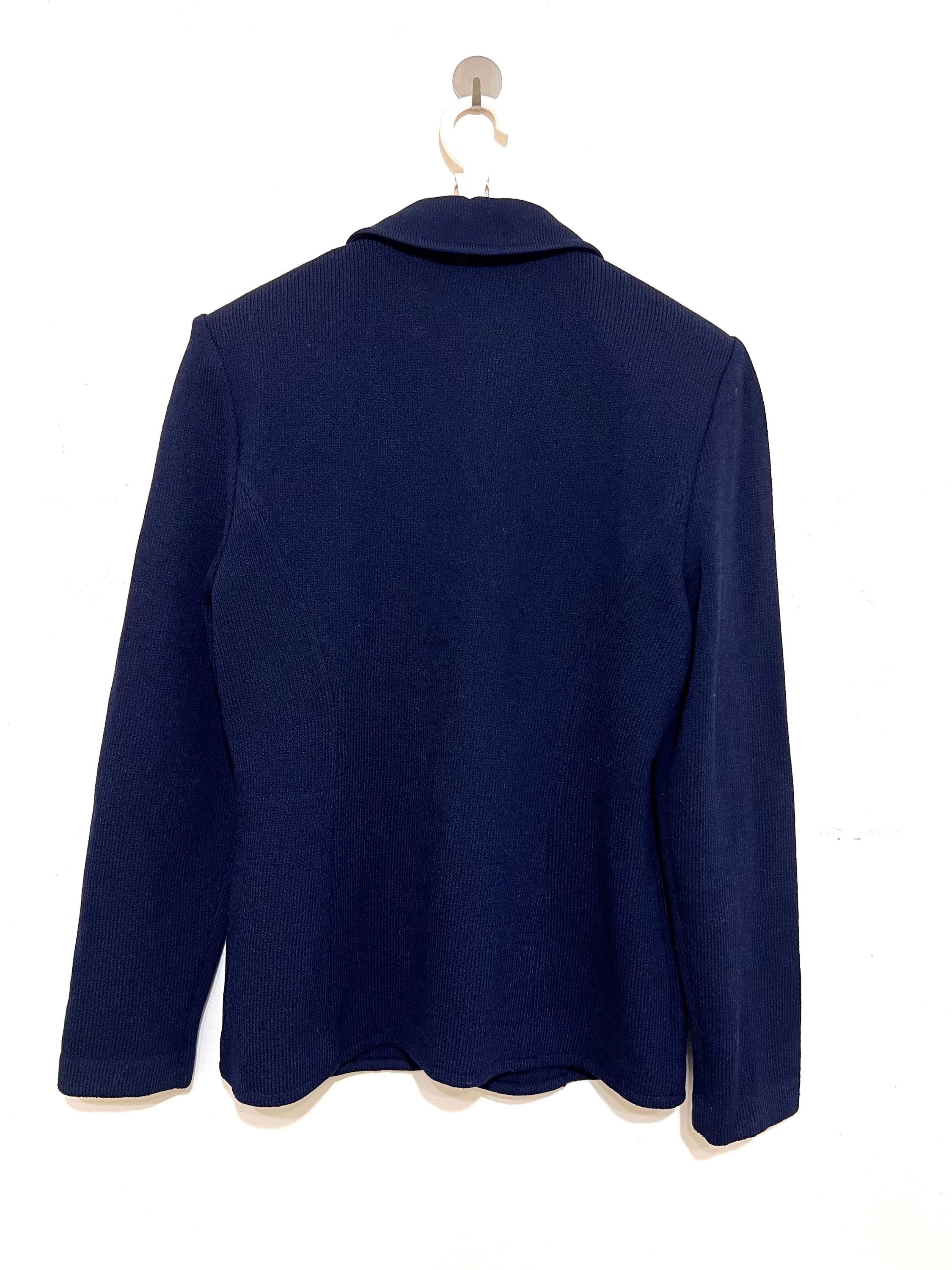 St. John Collection Vintage Navy Wool Blazer – US Size 8