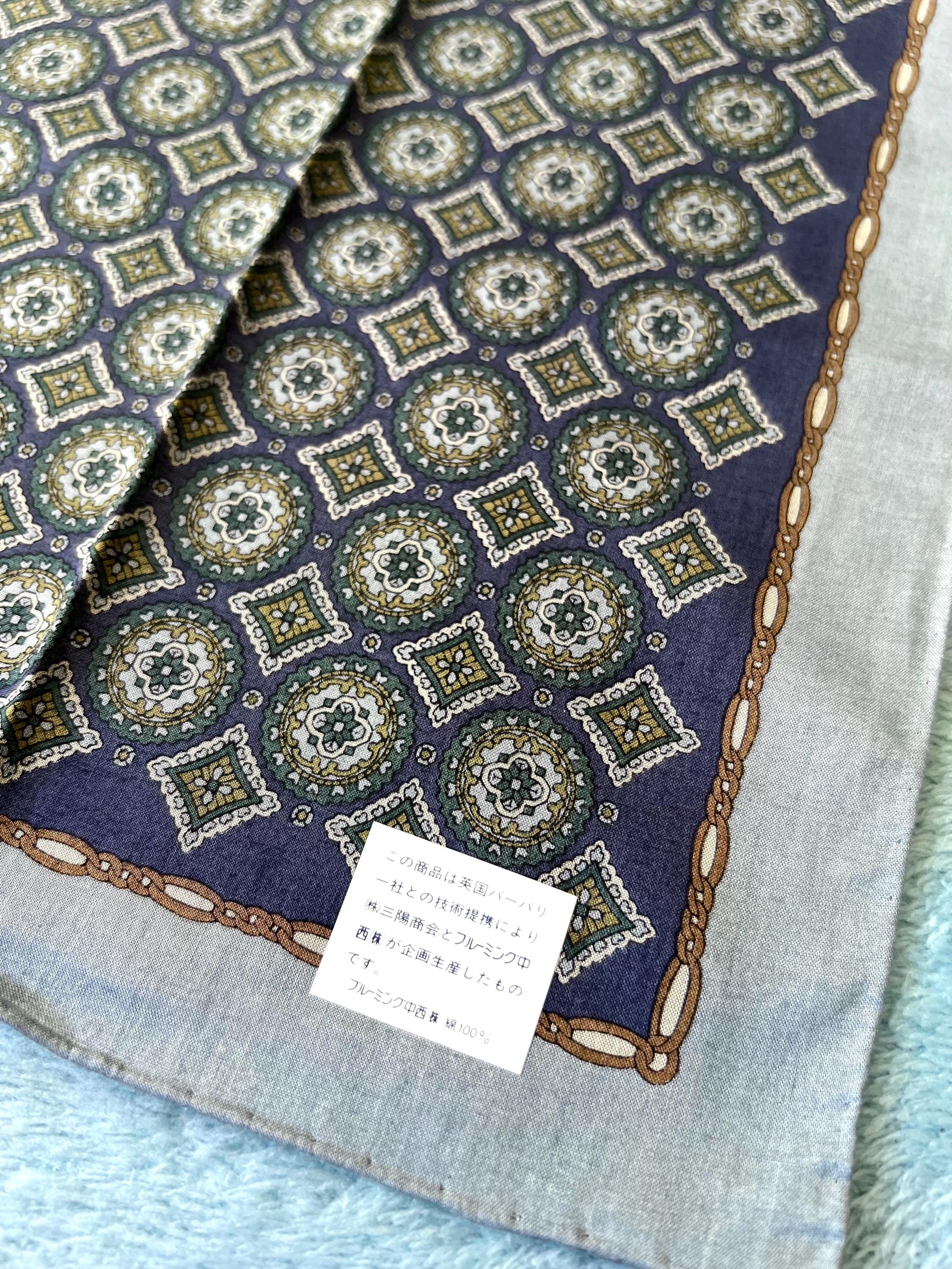 Brand New Burberrys Scarf – “S” Label, 100% Cotton, 49x 49cm