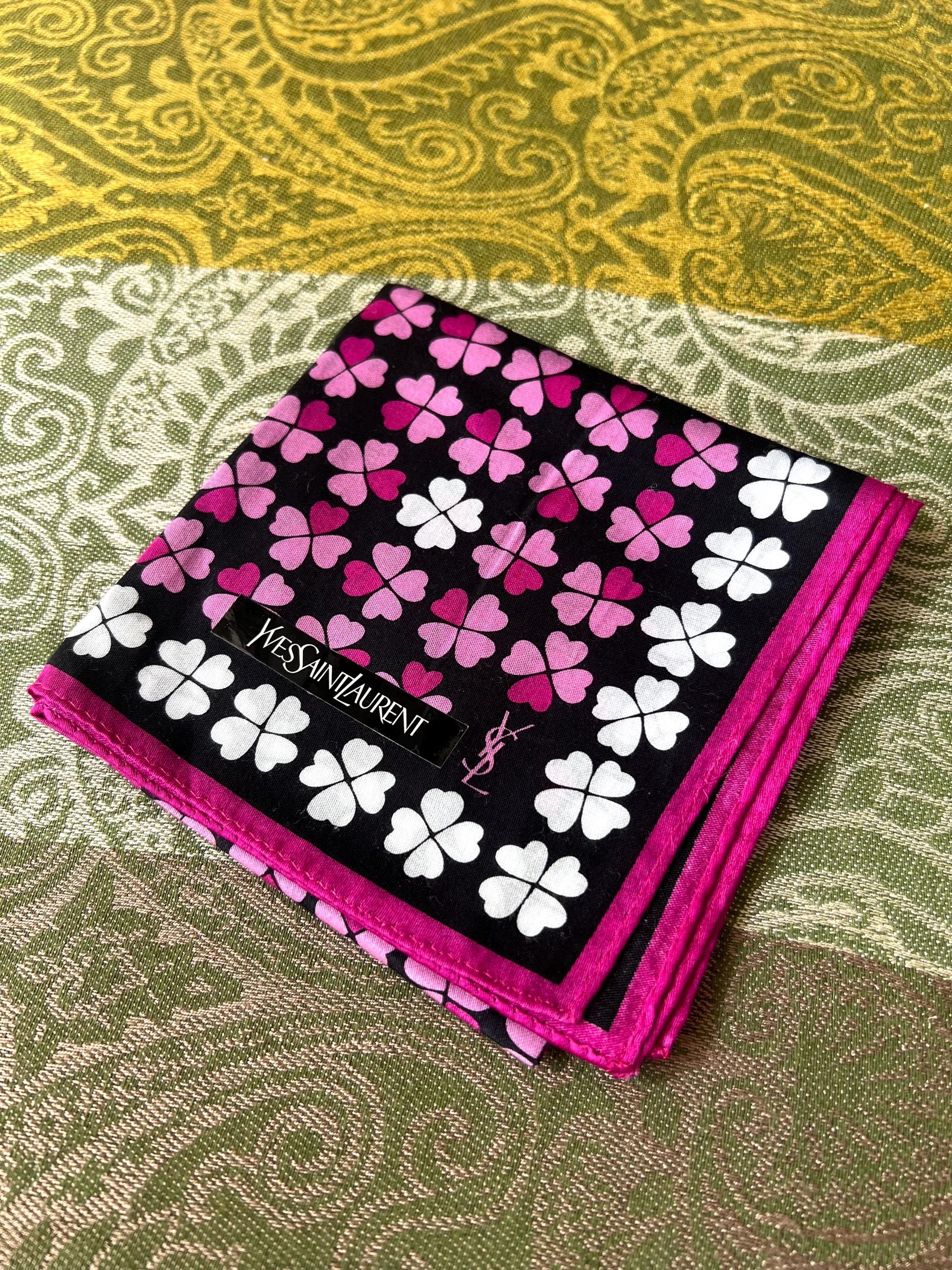 Brand New Yves Saint Laurent Scarf | 51*52cm |100% Cotton Neckerchief