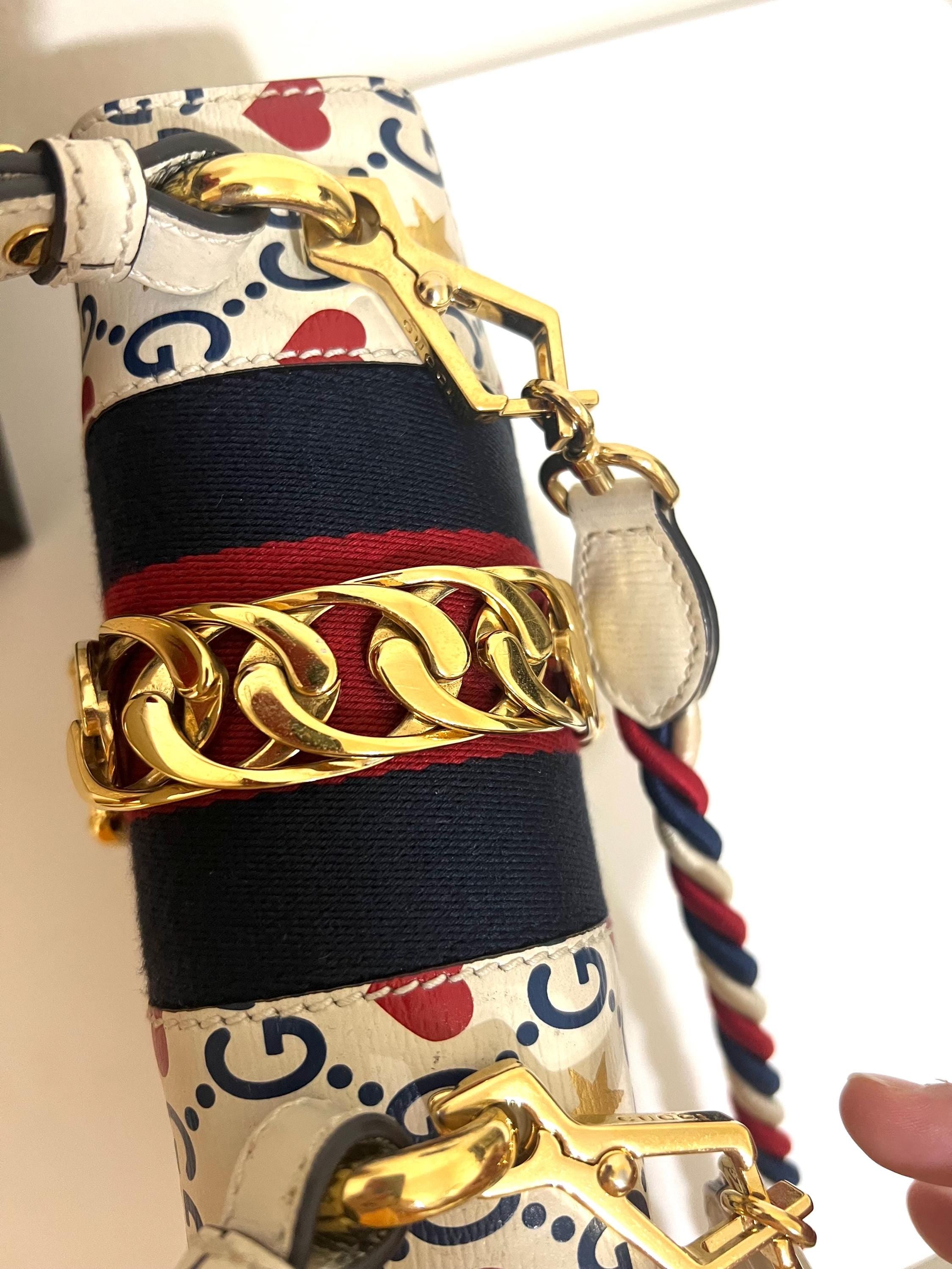 Authentic Gucci Sylvie Small Top Handle Bag - Valentine's Edition - Includes Crossbody Strap