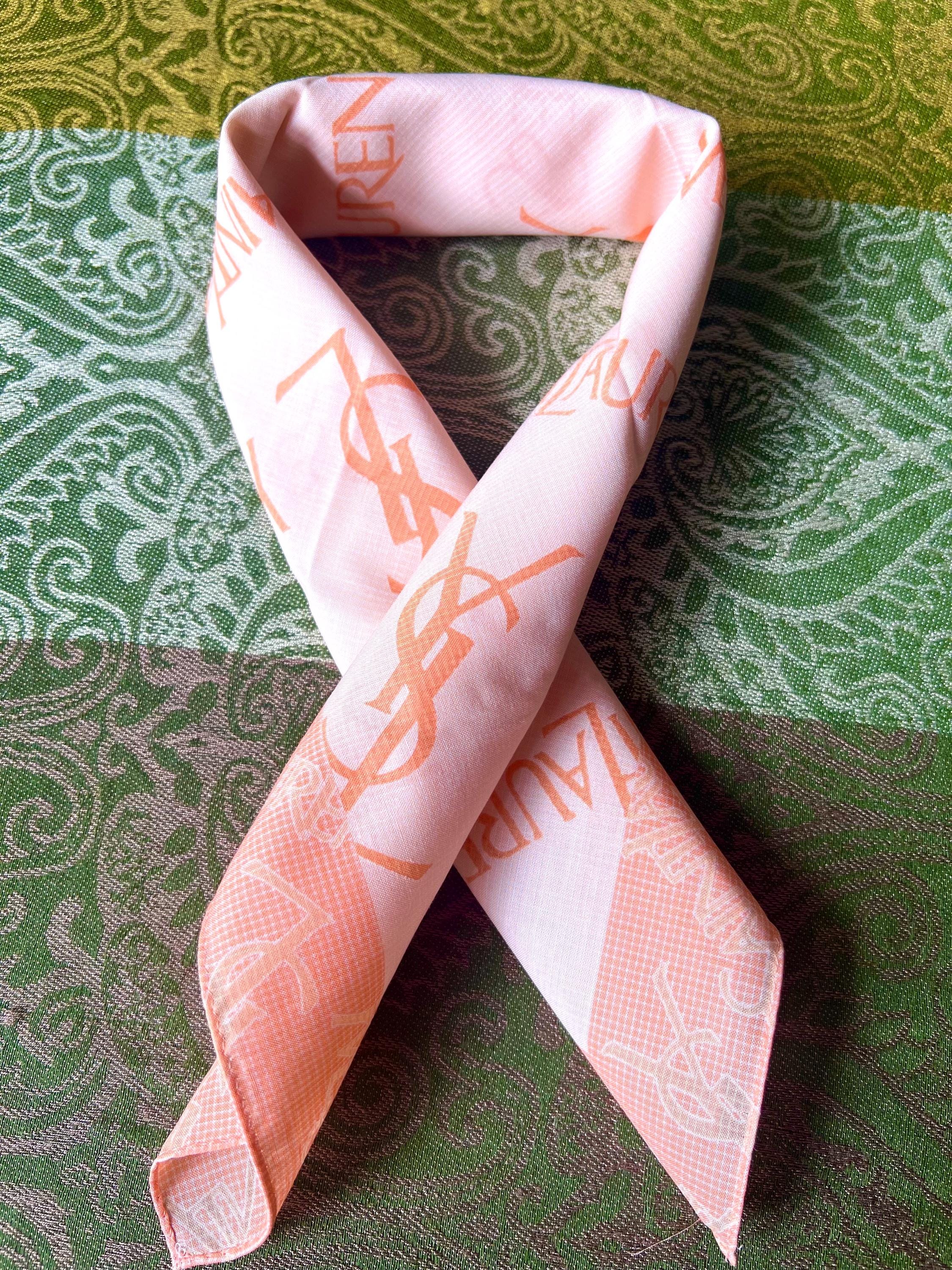 Brand New Yves Saint Laurent Scarf | 47*49cm |100% Cotton Neckerchief