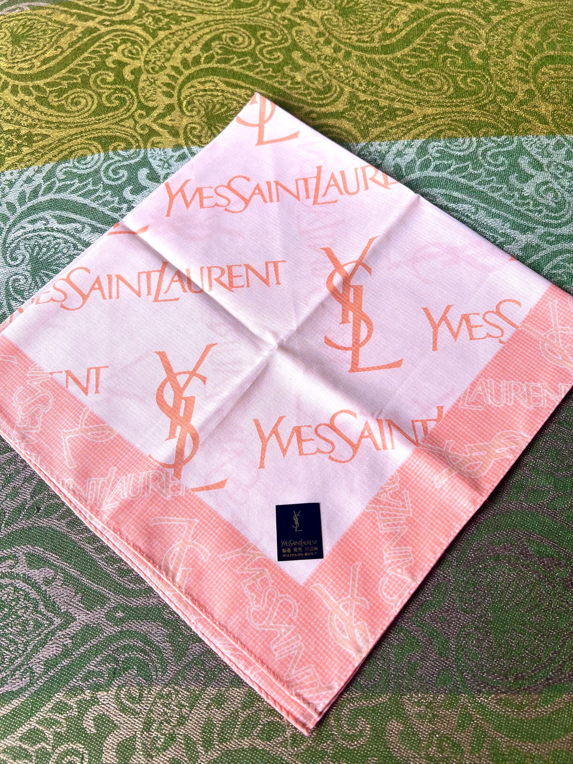 Brand New Yves Saint Laurent Scarf | 47*49cm |100% Cotton Neckerchief