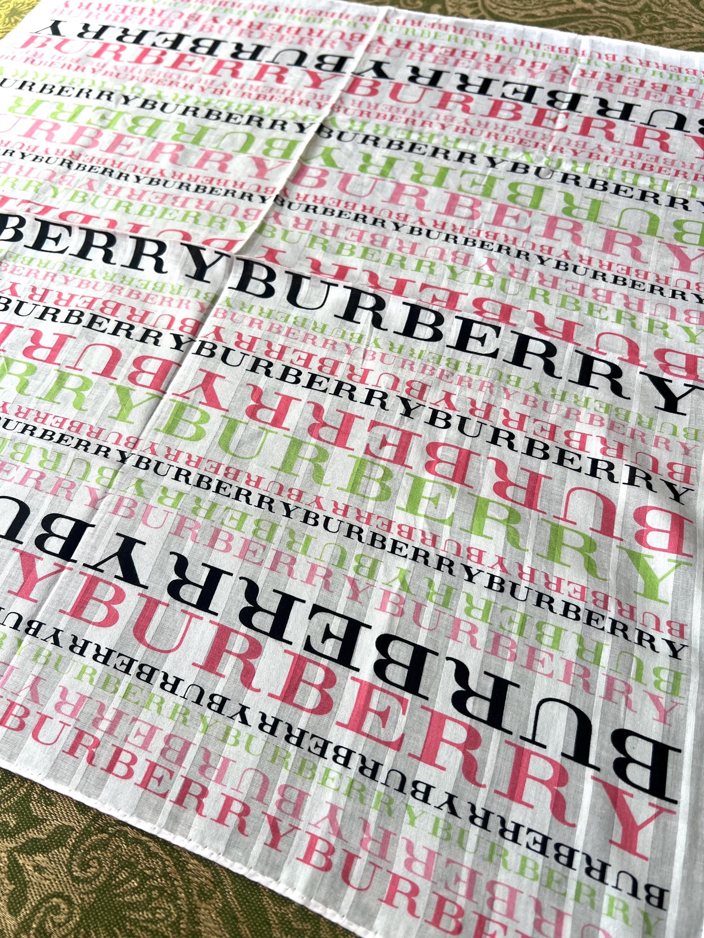 Like New Burberry Scarf – 100% Cotton, 50x 50cm