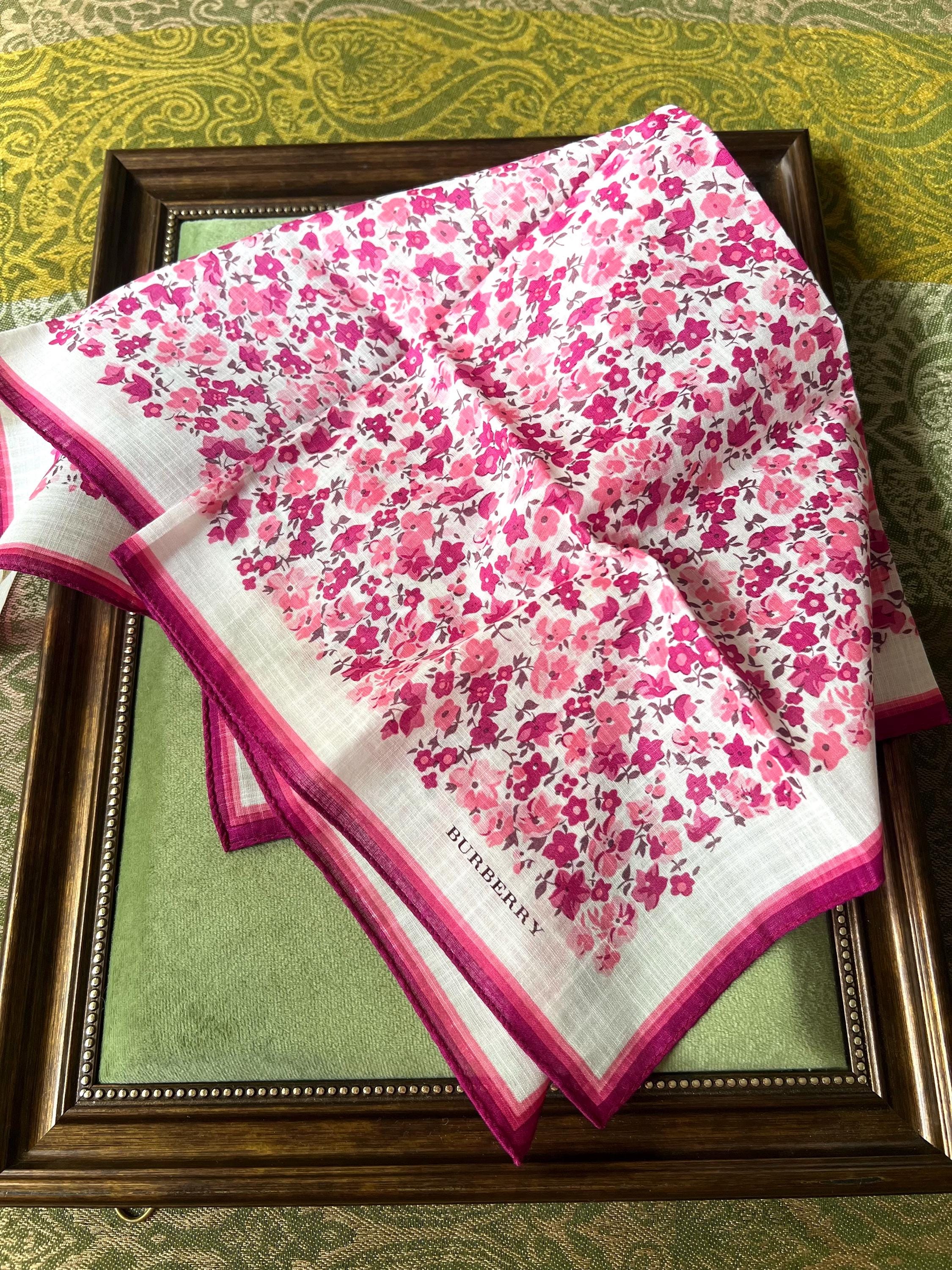 Brand New Burberry Scarf – 100% Cotton, 50x 51cm