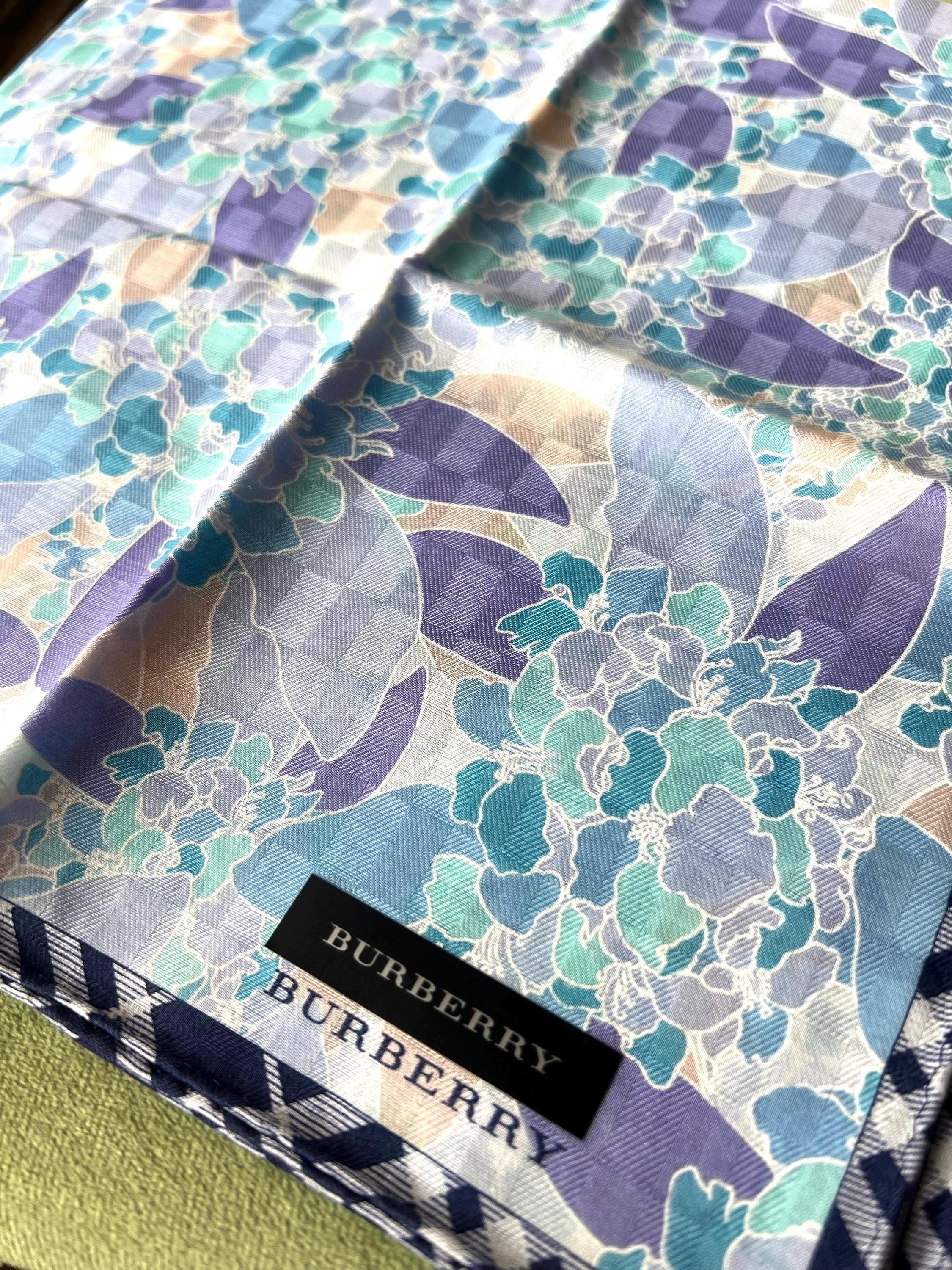 Brand New Burberry Scarf – 100% Cotton, 50x 51cm