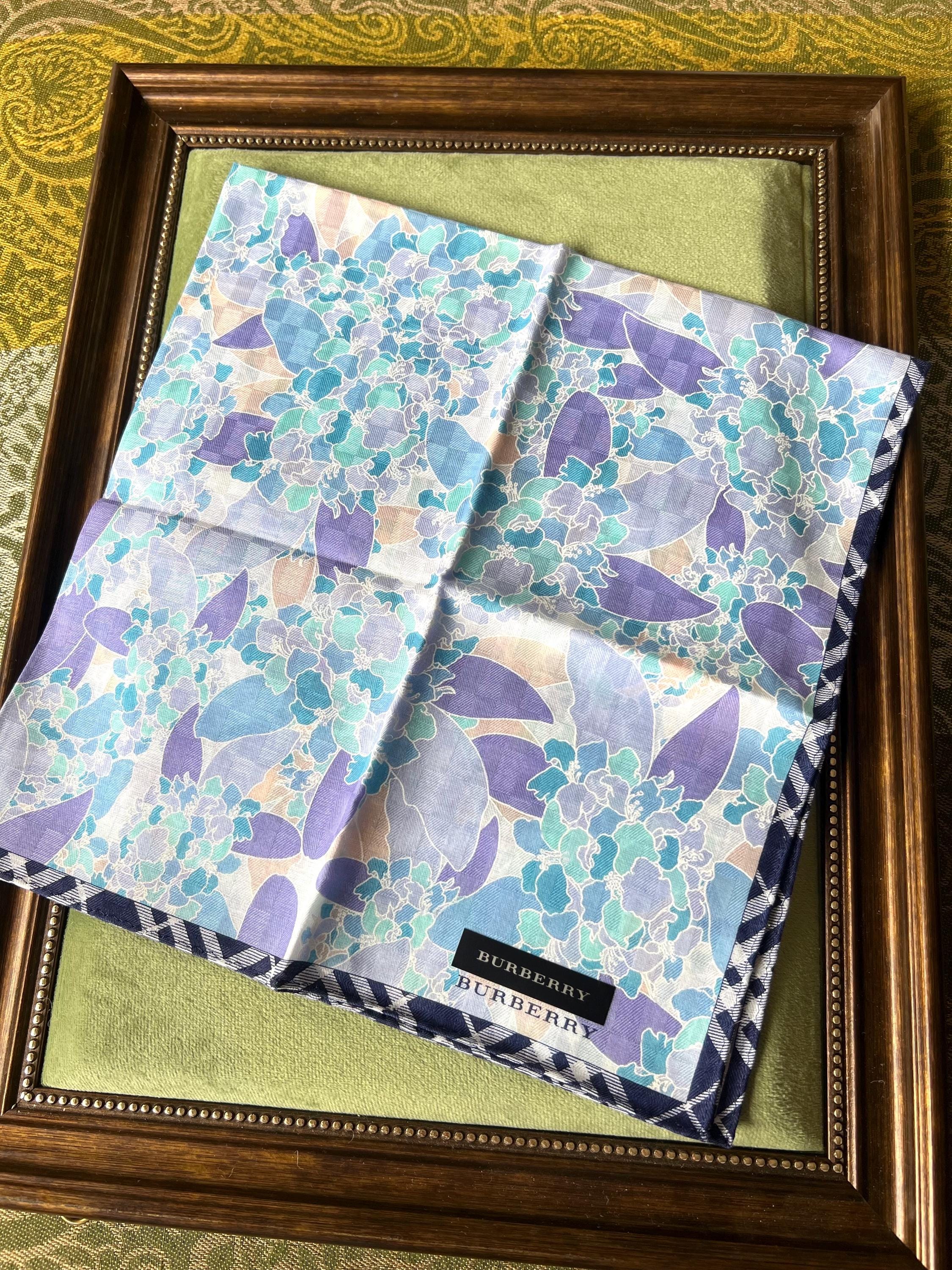 Brand New Burberry Scarf – 100% Cotton, 50x 51cm