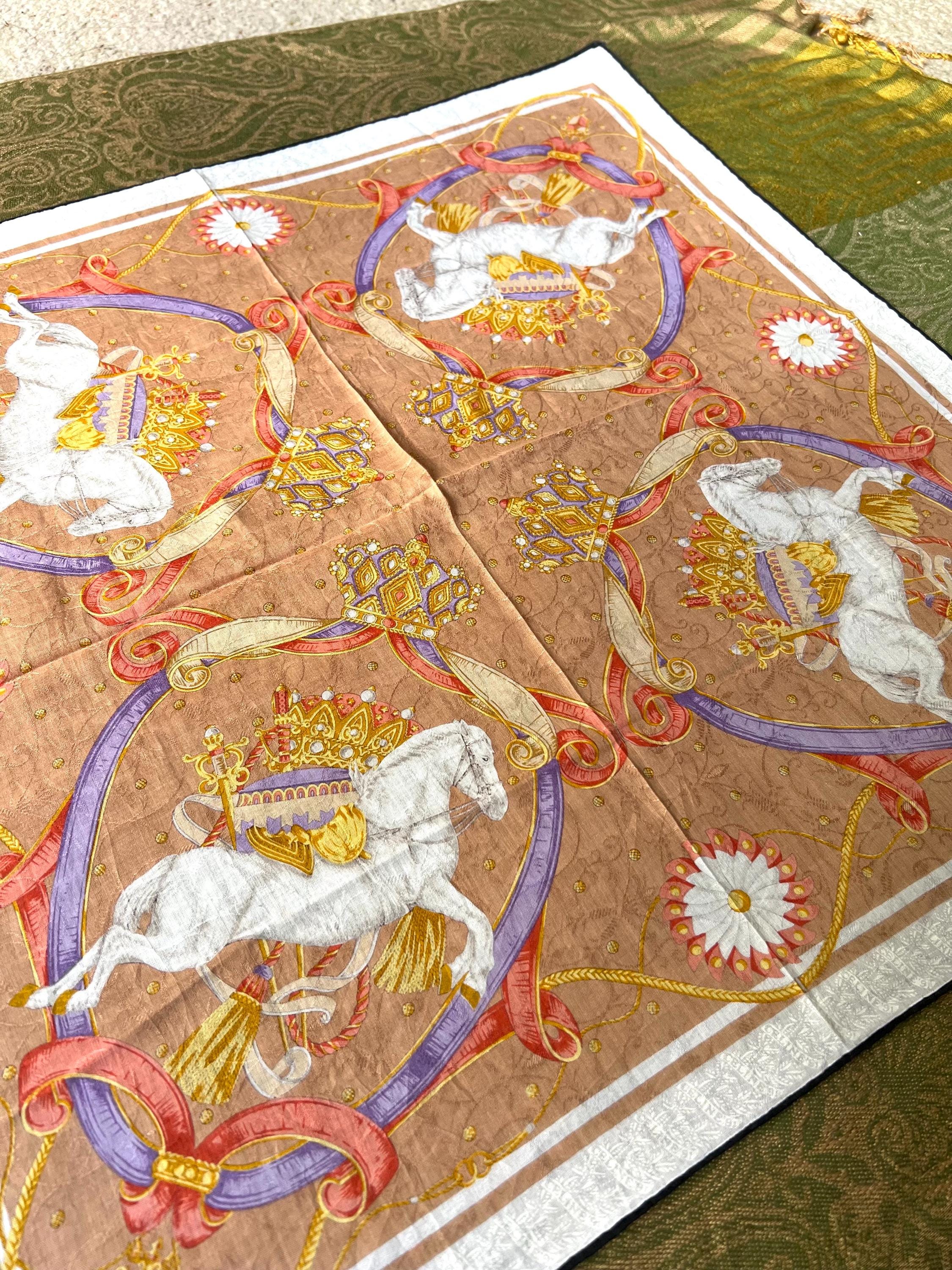 Celine Vintage Deadstock Scarf 50*52cm Handkerchief