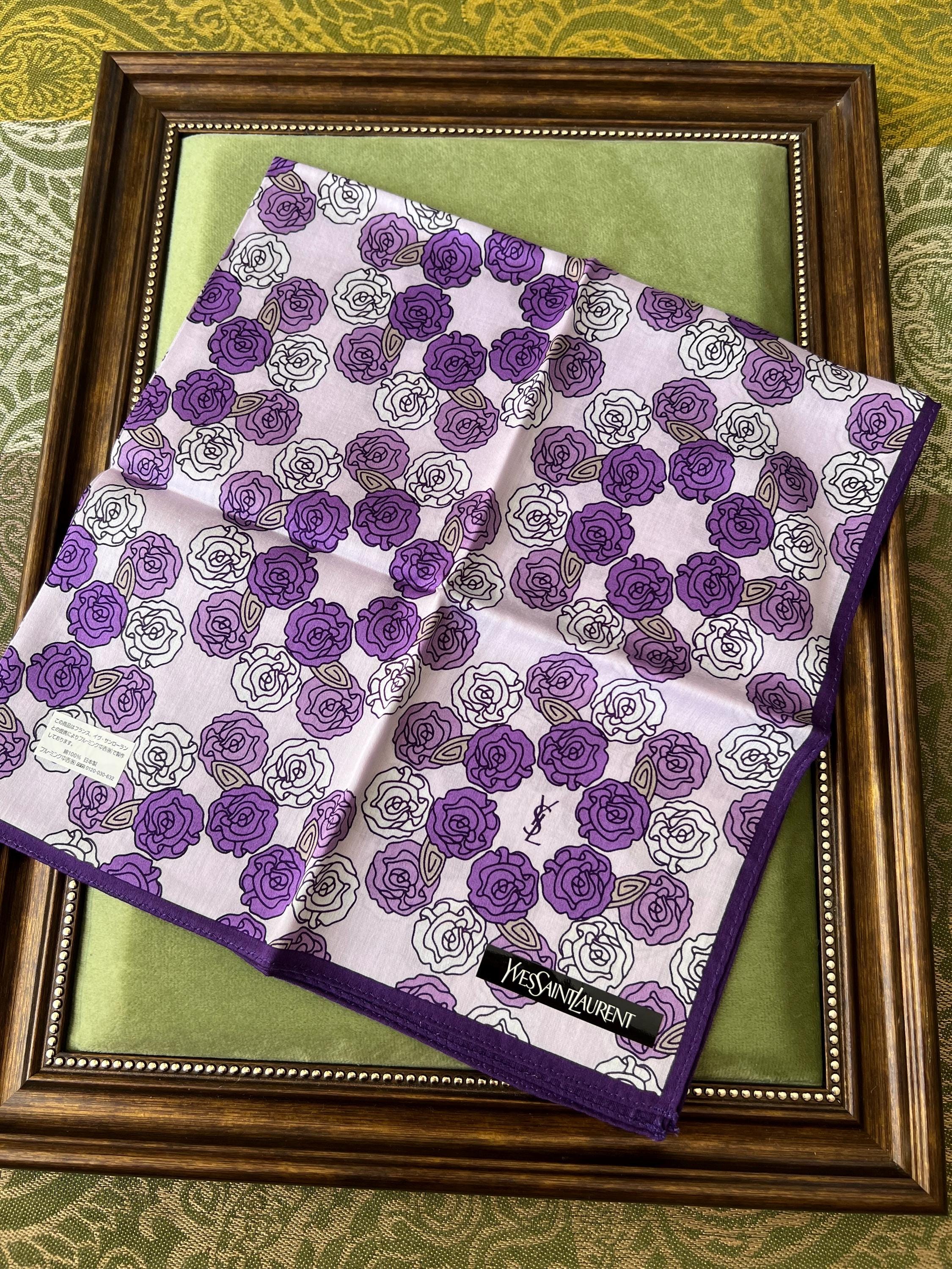 Brand New Yves Saint Laurent Scarf | 50*52cm |100% Cotton Neckerchief
