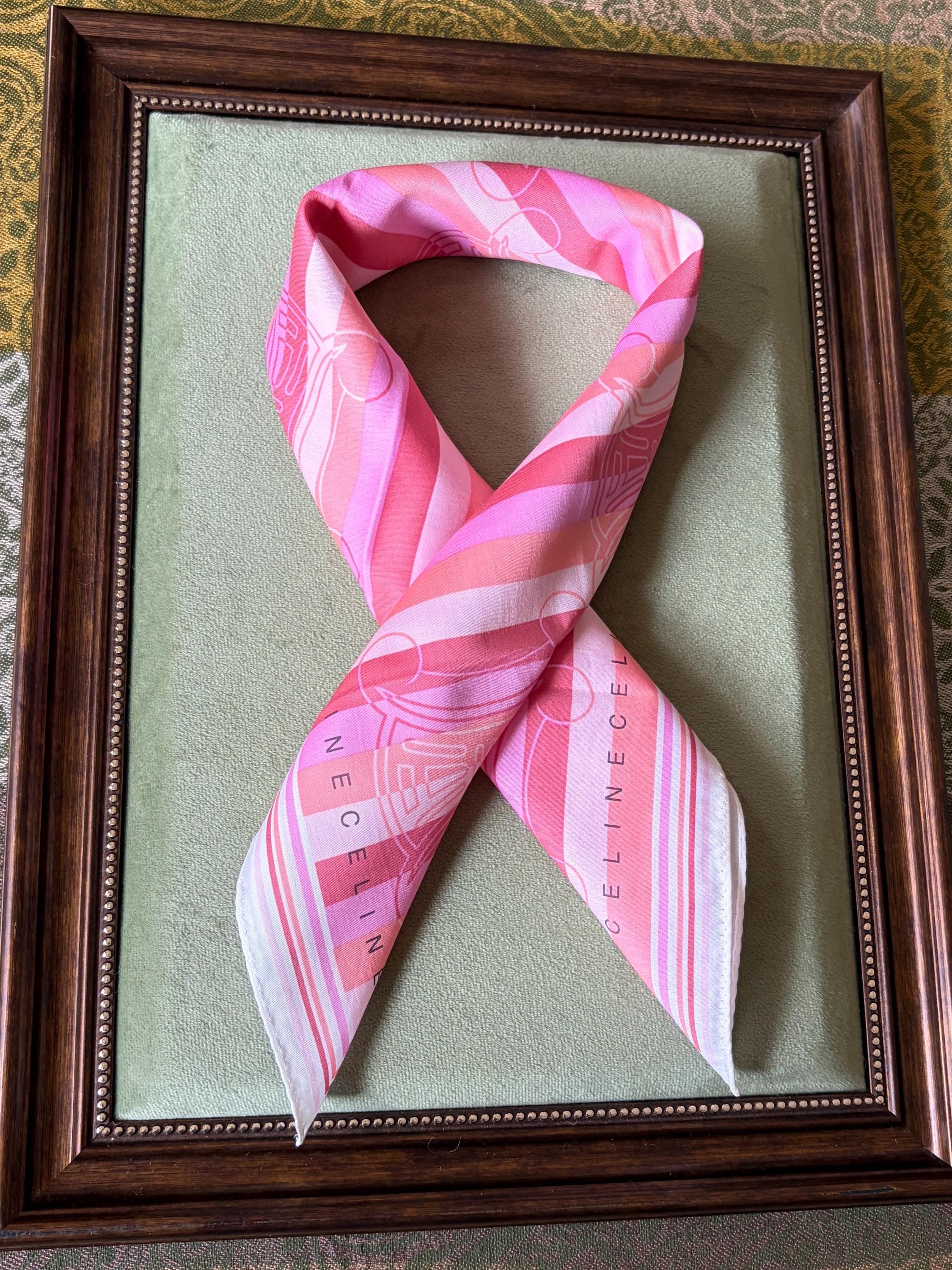 Brand New Vintage Celine Cotton Scarf | 100% Cotton | Handkerchief
