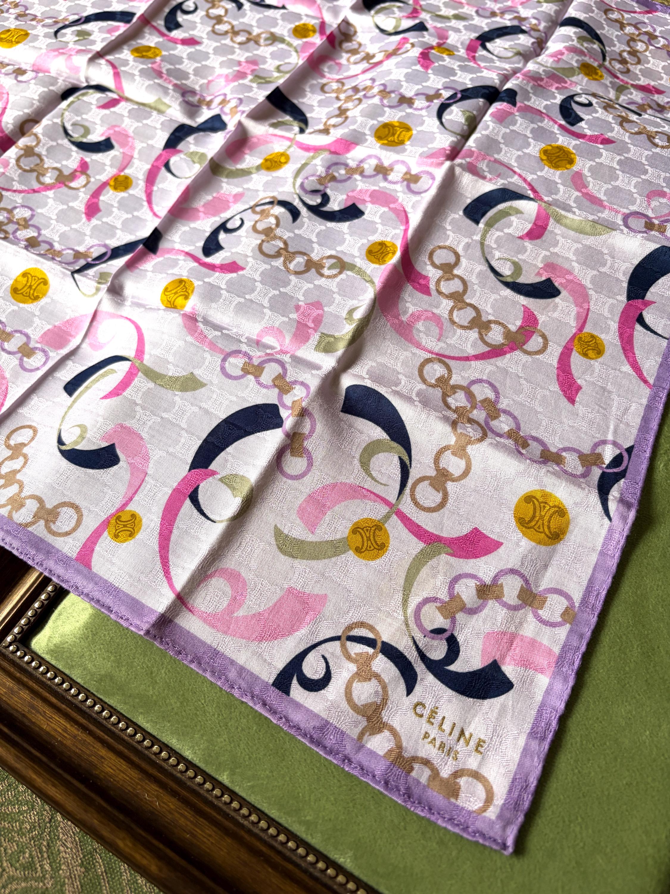 Celine Vintage Deadstock Scarf Handkerchief