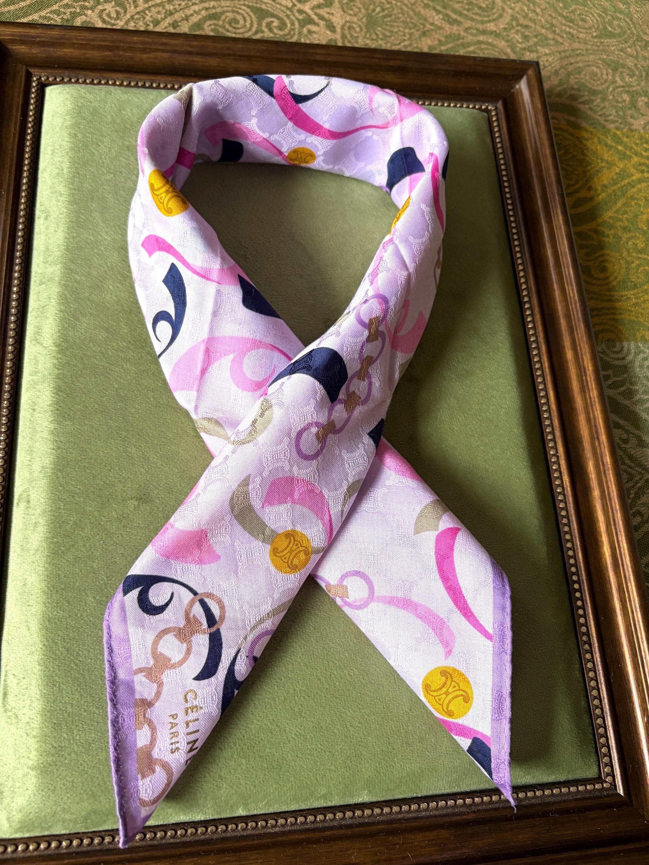 Celine Vintage Deadstock Scarf Handkerchief