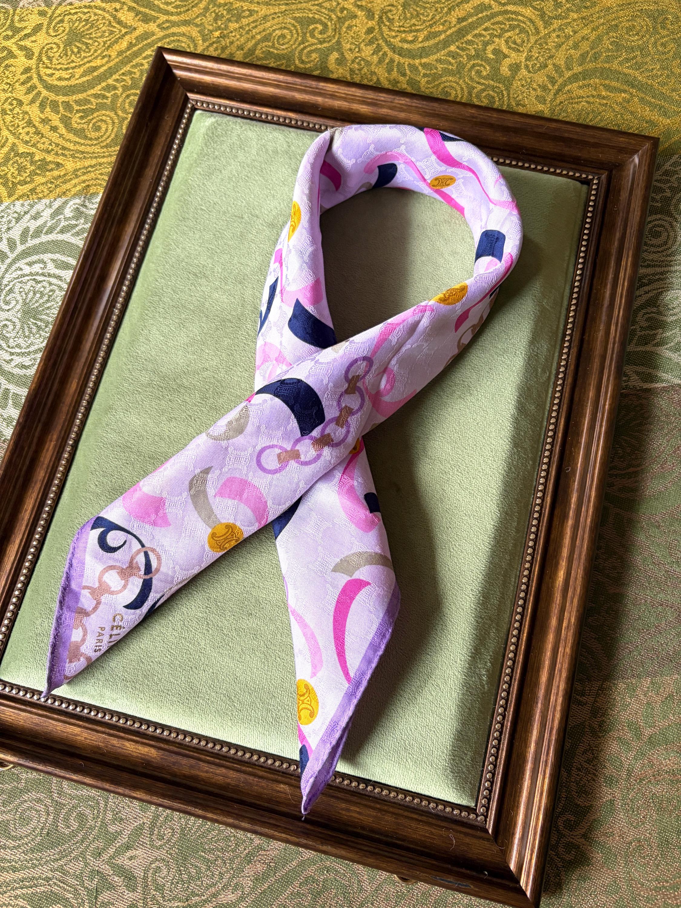 Celine Vintage Deadstock Scarf Handkerchief