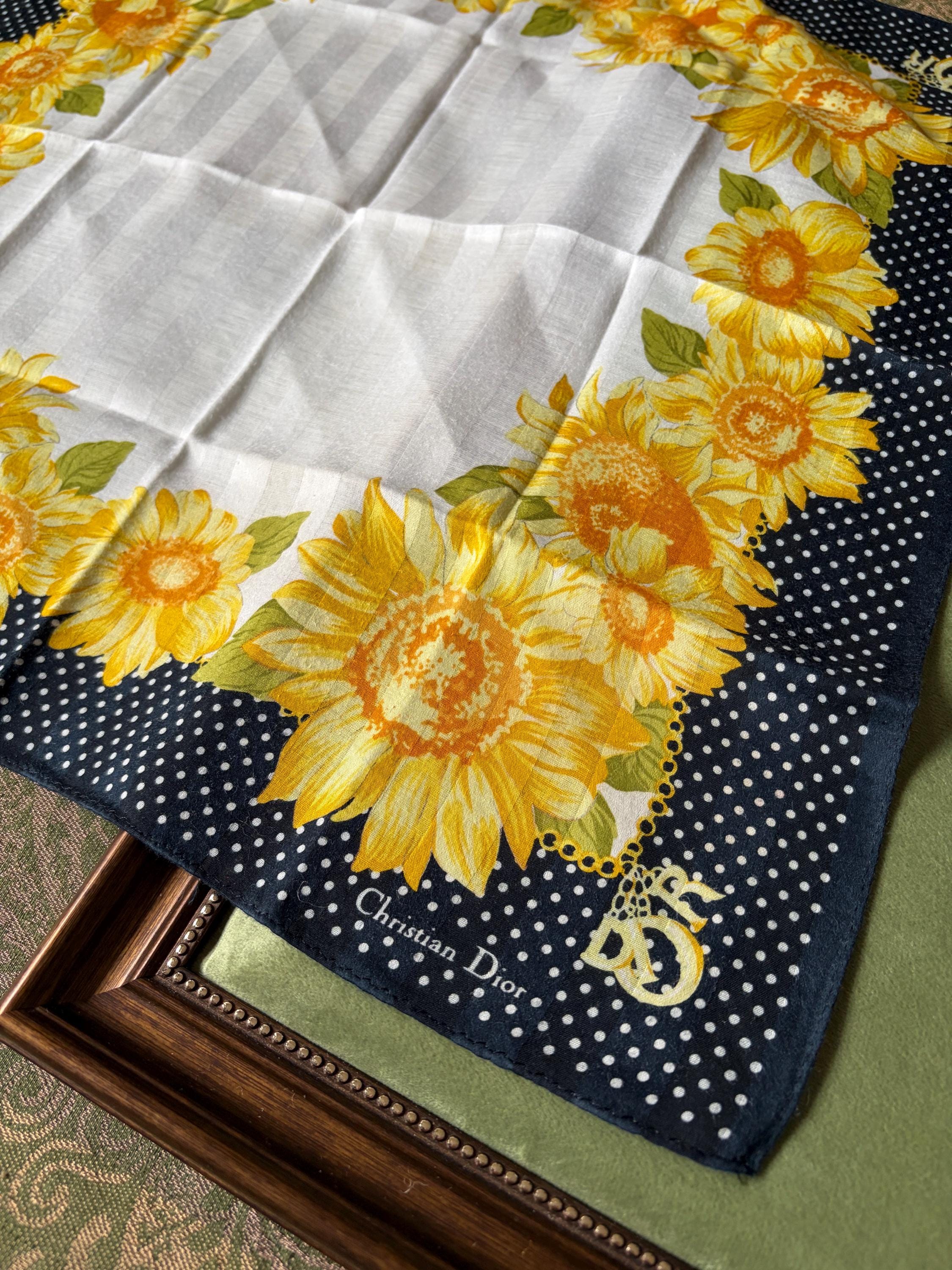 Christian Dior Vintage Deadstock Scarf Handkerchief