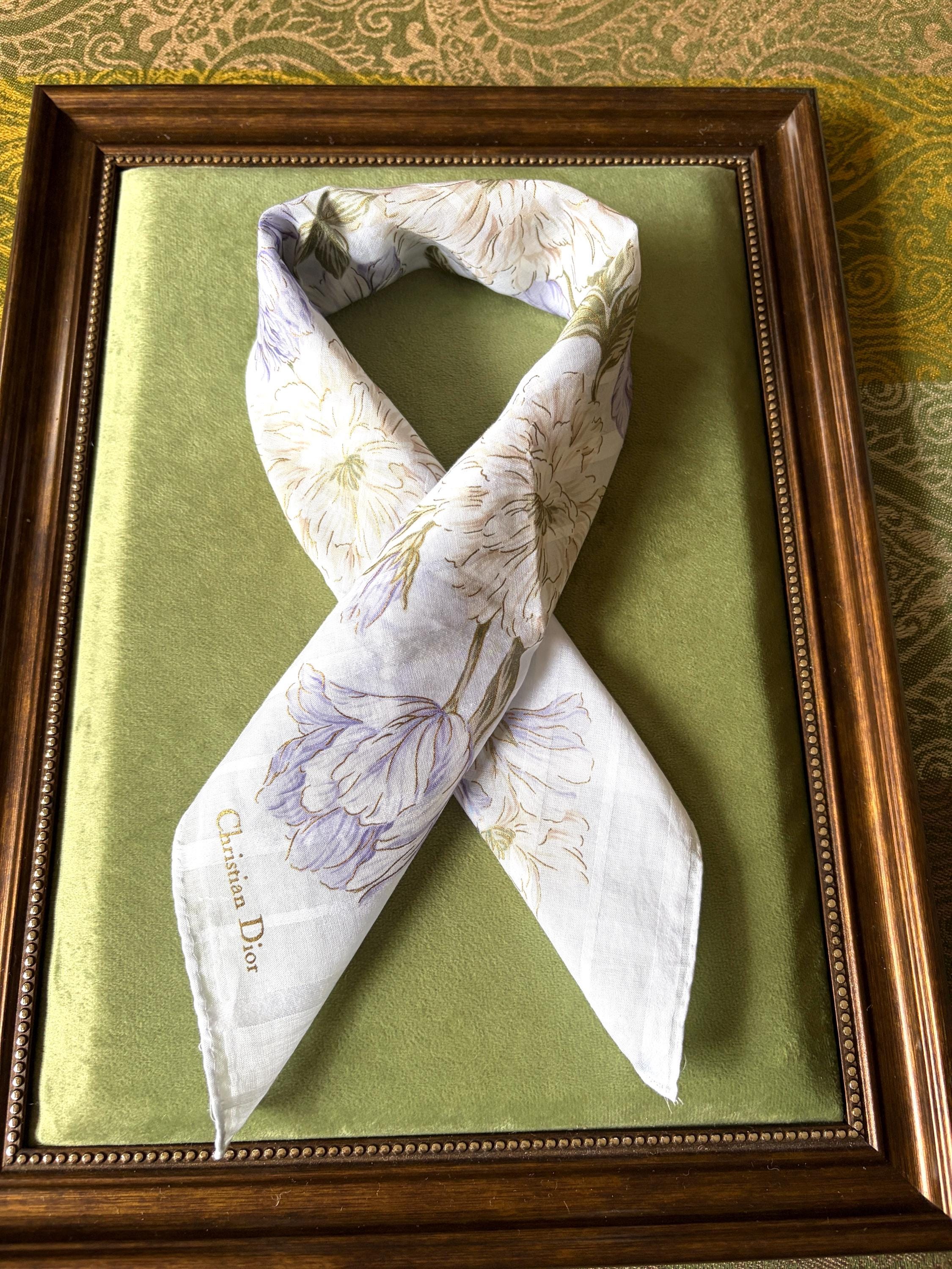 Christian Dior Vintage Deadstock Scarf Handkerchief