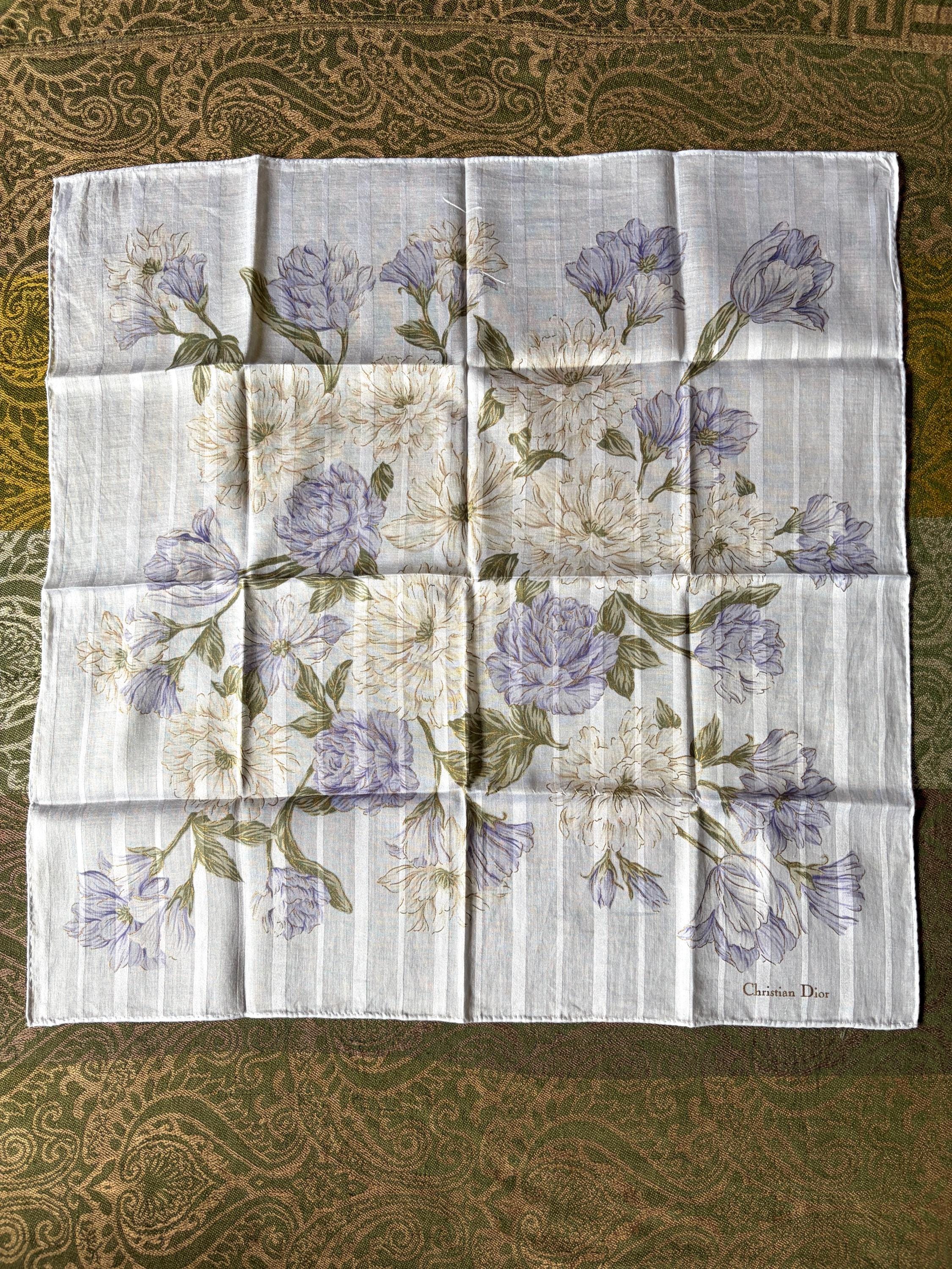 Christian Dior Vintage Deadstock Scarf Handkerchief